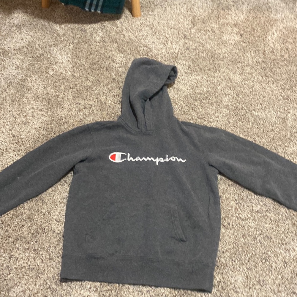 Gray champion sweatshirt